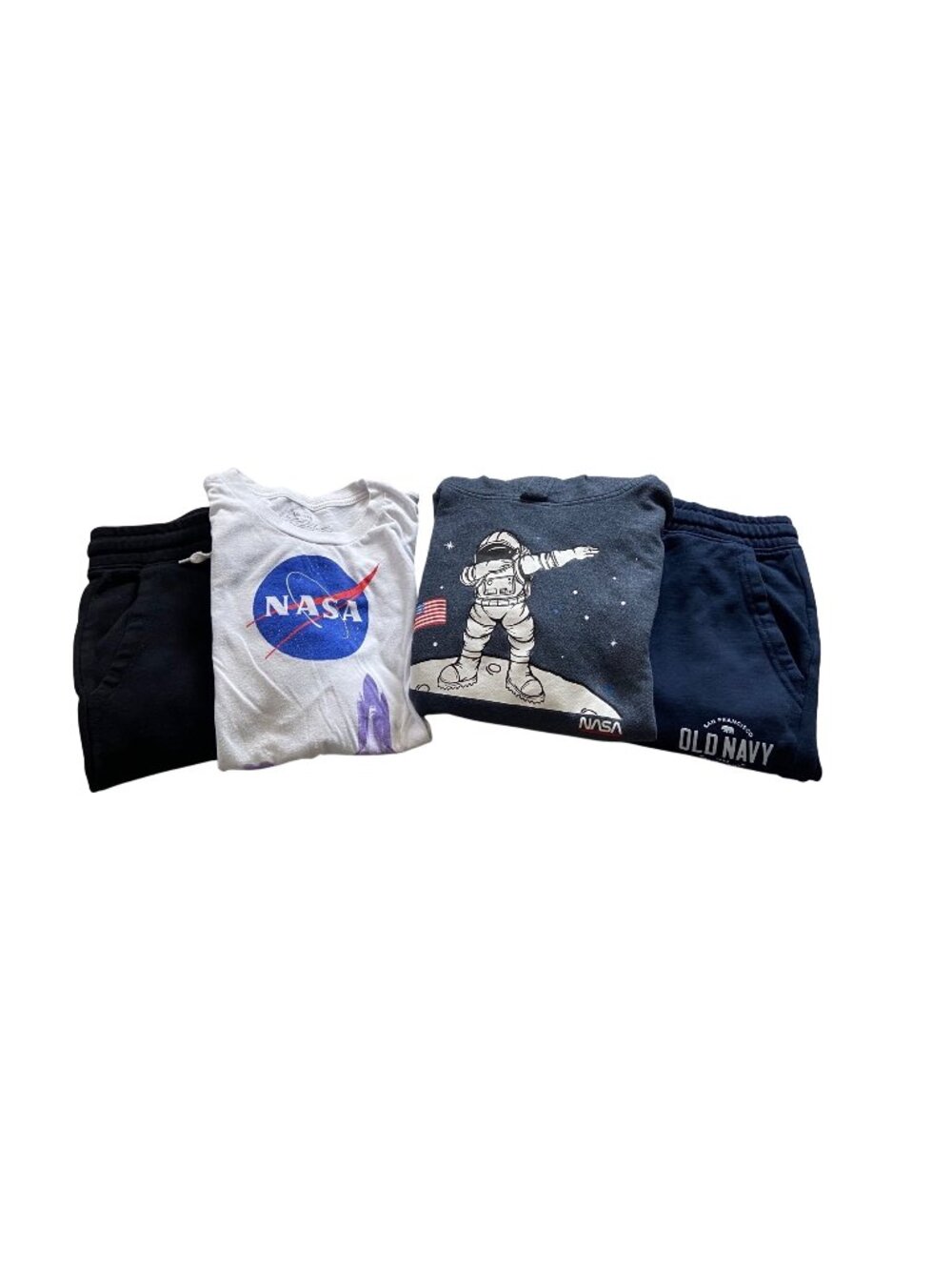 Boys Bundle Of 4 NASA and Old Navy Blue/Black Size 10/12(L) Back To School Fall